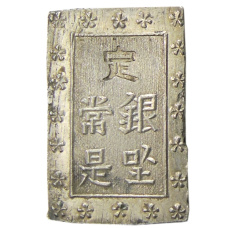 Монета 1 бу 1868-1869 года Япония (реверс)