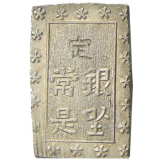 Монета 1 бу 1868-1869 года Япония (реверс)