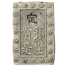 Монета 1 бу 1868-1869 года Япония (реверс)