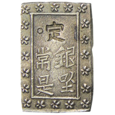 Монета 1 бу 1868-1869 года Япония (реверс)