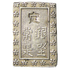 Монета 1 бу 1868-1869 года Япония (реверс)