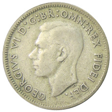 Монета 1 шиллинг 1950 года Австралия (реверс)