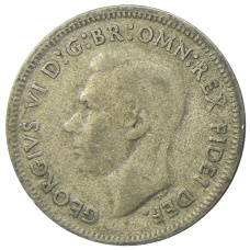 Монета 1 шиллинг 1952 года Австралия (реверс)