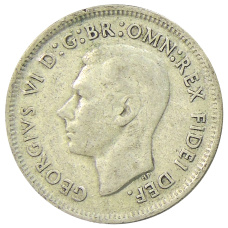 Монета 1 шиллинг 1952 года Австралия (реверс)