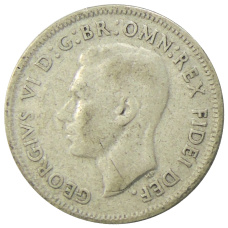 Монета 1 шиллинг 1952 года Австралия (реверс)