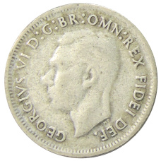 Монета 1 шиллинг 1952 года Австралия (реверс)