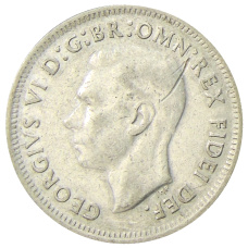 Монета 1 шиллинг 1952 года Австралия (реверс)