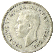 Монета 1 шиллинг 1952 года Австралия (реверс)