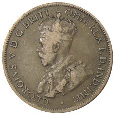 Монета 1/2 пенни 1921 года Австралия (реверс)