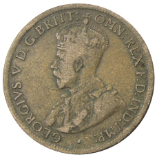 Монета 1/2 пенни 1921 года Австралия (реверс)