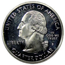 Монета 1/4 доллара (25 центов) 2003 года S США Штаты и территории — Алабама (реверс)