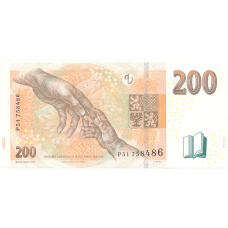 Банкнота 200 крон 2018 года Чехия (вид 2)