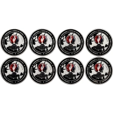 Набор из 8 медалей 2016 года Франция «Чемпионат Европы по футболу UEFA EURO 2016» (реверс)