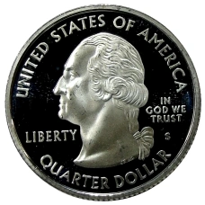 Монета 1/4 доллара (25 центов) 2008 года S США Штаты и территории — Нью-Мексико (реверс)