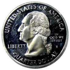 Монета 1/4 доллара (25 центов) 2000 года S США Штаты и территории — Массачусетс (реверс)