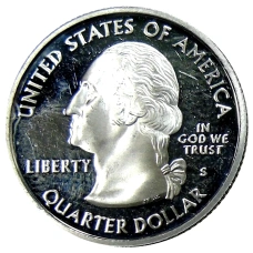 Монета 1/4 доллара (25 центов) 2008 года S США Штаты и территории — Аризона (реверс)