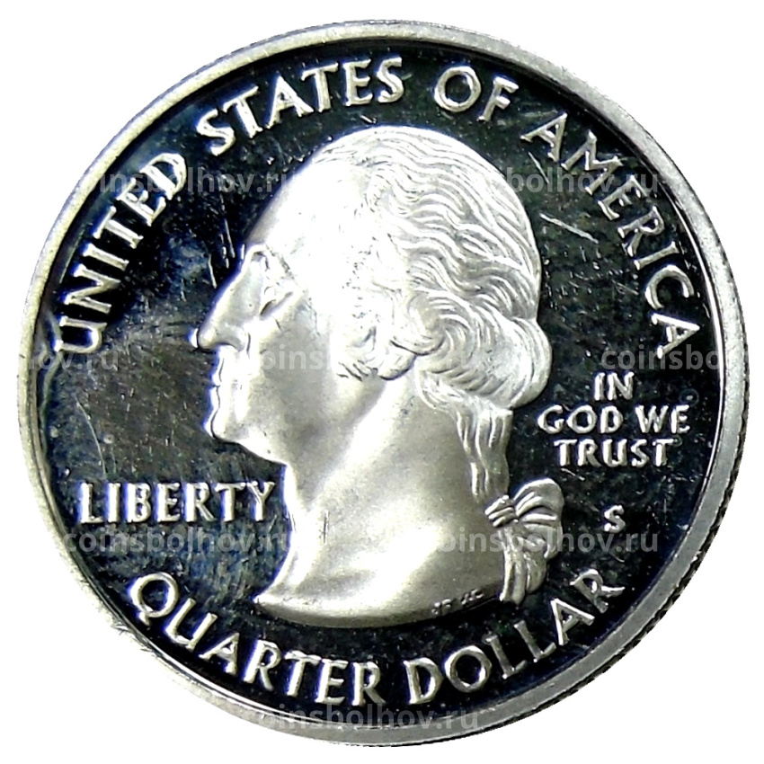 Монета 1/4 доллара (25 центов) 2008 года S США Штаты и территории — Аризона (вид 2)