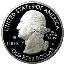 Монета 1/4 доллара (25 центов) 2012 года  S США Национальные парки № 15 —  Денали (реверс)