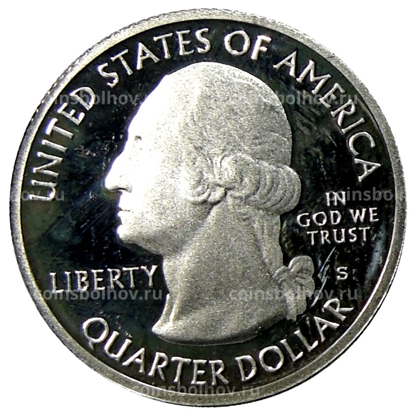 Монета 1/4 доллара (25 центов) 2011 года  S США Национальные парки №8  — Олимпик (вид 2)