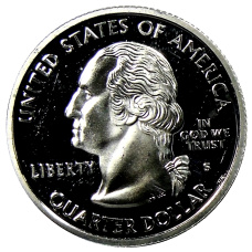 Монета 1/4 доллара (25 центов) 2000 года  S США Штаты и территории — Южная Каролина (реверс)