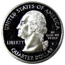 Монета 1/4 доллара (25 центов) 2000 года  S США Штаты и территории — Мэриленд (реверс)