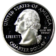 Монета 1/4 доллара (25 центов) 2000 года  S США Штаты и территории — Мэриленд (реверс)