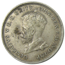 Монета 1 флорин 1927 года Австралия — Открытие здания парламента в Канберре (реверс)