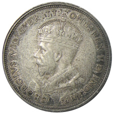 Монета 1 флорин 1927 года Австралия — Открытие здания парламента в Канберре (реверс)