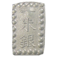 Монета 1 шу 1854-1868 года Япония (аверс)