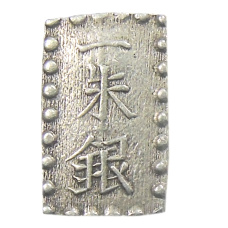 Монета 1 шу 1854-1868 года Япония (аверс)