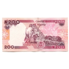 Банкнота 200 найра 2024 года Нигерия (реверс)