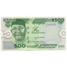Банкнота 500 найра 2023 года Нигерия (аверс)