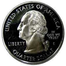 Монета 1/4 доллара (25 центов) 2008 года S США Штаты и территории — Аризона (реверс)