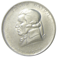 Монета 2 шиллинга 1932 года Австрия «200 лет со дня рождения Йозефа Гайдна» (аверс)