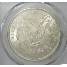 Монета 1 доллар 1921 года США «Доллар Моргана» (в слабе PCGS MS63) (реверс)