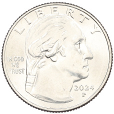 Монета 1/4 доллара (25 центов) 2024 года P США «Американские женщины — Зиткала-Ша» (реверс)