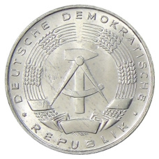 Монета 1 пфенниг 1975 года A Восточная Германия (ГДР) (реверс)