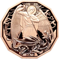 Монета 20 центов 2024 года Самоа «Архангел Габриил» (аверс)