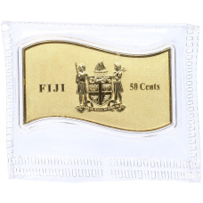 Монета 50 центов 2021 года Фиджи «46-й презизент США Джо Байден» (Акция для заказов от 3500 рублей) (реверс)