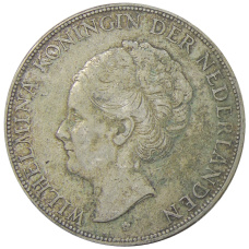 Монета 2 1/2  гульдена 1931 года Нидерланды (реверс)