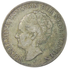 Монета 2 1/2  гульдена 1931 года Нидерланды (реверс)