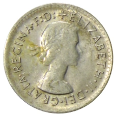 Монета 3 пенса 1960 года Австралия (реверс)