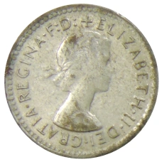 Монета 3 пенса 1959 года Австралия (реверс)