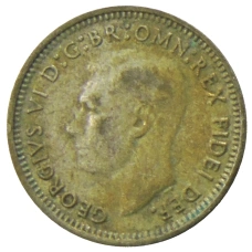 Монета 3 пенса 1952 года Австралия (реверс)