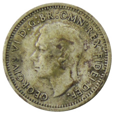 Монета 3 пенса 1951 года Австралия (реверс)