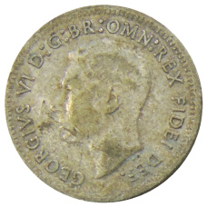 Монета 3 пенса 1950 года Австралия (реверс)