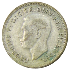 Монета 3 пенса 1950 года Австралия (реверс)