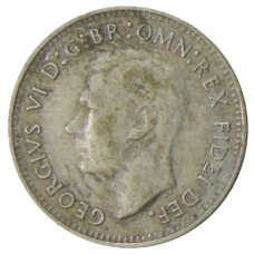 Монета 3 пенса 1950 года Австралия (реверс)