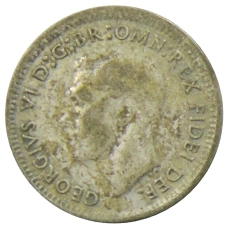 Монета 3 пенса 1950 года Австралия (реверс)