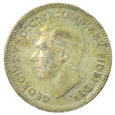 Монета 3 пенса 1950 года Австралия (реверс)